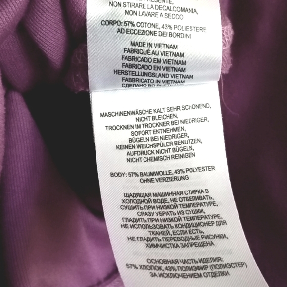 Columbia Purple Sweatshirt Hoodie Size 1X - Picture 8 of 12